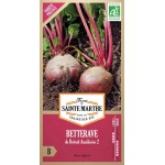 Bio-Samenbeutel Rote Bete Detroit Améliorée 2 von La Ferme Sainte Marthe, Sorte ohne erdigen Geschmack