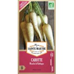 Bio-Samenbeutel weiße Karotte von Kuttingen AB von La Ferme Sainte Marthe, alte Schweizer Sorte