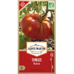 Biologische Beefsteak-Tomate von La Ferme Sainte Marthe, Sorte mit rindfleischartigem Fruchtfleisch und voluminösen Früchten