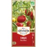 Bio-Samenbeutel mit Tomatensamen Rose de Berne von La Ferme Sainte Marthe, alte nachbaufähige Schweizer Sorte