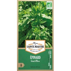 Bio-Samenbeutel mit épinard Géant d'Hiver AB von La Ferme Sainte Marthe, rustikale Bio-Sorte