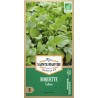 Bio-Samenbeutel mit roquette cultivée von Ferme de Sainte Marthe mit grünen gelappten Blättern zum Säen