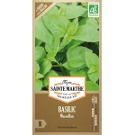 Samenbeutel von Bio-Marseiller Basilikum La Ferme Sainte Marthe, traditionelle provenzalische Sorte