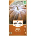 Bio-Samenpackung der Courge Musquée Muscade von La Ferme Sainte Marthe, zertifizierte traditionelle AB-Sorte
