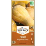 Samenbeutel mit biologischen Samen der Courge Musquée Sucrine du Berry AB von La Ferme Sainte Marthe, alte Sorte
