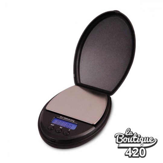 Ultra-kompakte geöffnete Pocket Scale Präzisionswaage mit Edelstahlplatte und hinterleuchtetem LCD-Display