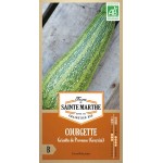Samenbeutel mit biologischen AB-Samen der Courgette Grisette de Provence Greyzini von La Ferme Sainte Marthe