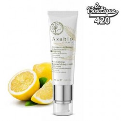 ASABIO revitalisierende und feuchtigkeitsspendende CBD-Creme 45 ml mit 140 mg CBD und Bio-Zitrone aus Sizilien für alle Hauttype