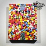 Feminisierte Candy Store RBX Samen von Ethos Genetics mit farbenfroher Verpackung und Abbildung bunter Bonbons