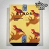 Verpackung der feminisierten Crescendo RBX1 Cannabissamen von Ethos Genetics mit Fischmotiven auf gelbem Hintergrund