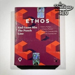Verpackung der feminisierten End Game RBX The Punch Line Samen von Ethos Genetics, Cherry Punch Ethos Cookies Varietät