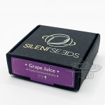 Schachtel mit feminisierten Silent Seeds Grape Juice Samen, premium Indica mit fruchtigen Aromen