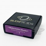 Silent Seeds Verpackung der feminisierten Watermelon Runtz - Premium-Sammlersamen mit exotischer Genetik