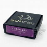 Silent Seeds Zkittlez 2.0 feminisierte Samen in premium violett-schwarzer Sammlerverpackung