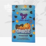Verpackung der feminisierten Apricot Oreoz Samen von Anesia Seeds, 50/50 Indica-Sativa-Hybrid mit 36% THC, Premium-Collection