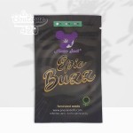 Samenbeutel der feminisierten Epic Buzz von Anesia Seeds mit violettem Logo und goldener Aufschrift auf schwarzer Verpackung