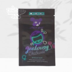Samenbeutel der feminisierten Jealousy Dankness von Anesia Seeds, Premium-Hybrid mit 33% THC