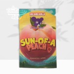 Samenpackung der feminisierten Sun of a Peach von Anesia Seeds, Premium-Indica-Hybrid mit 38% THC und Pfirsicharomen