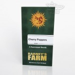 Trois graines de cannabis Cherry Poppers féminisées de Barney's Farm, variété premium à 31% de THC aux arômes