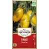 Gelbe Banana Legs Tomaten in bananenförmiger länglicher Gestalt, biologisch angebaut von La Ferme Sainte Marthe