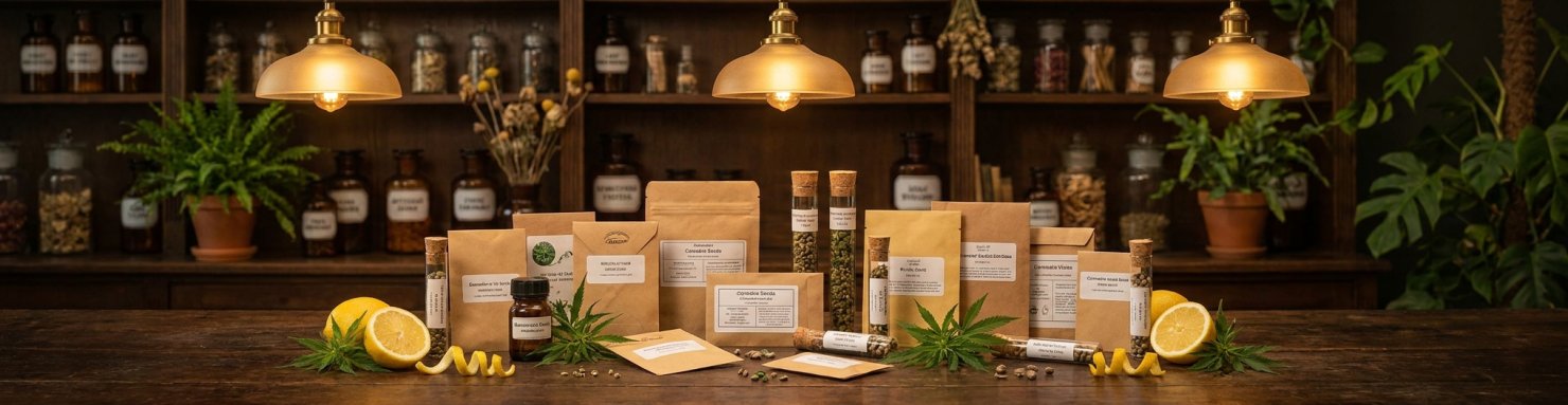 Catalogue Barney's Farm collection cultivars signature ambiance Amsterdam citronnée