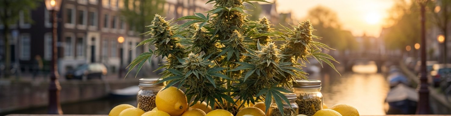 Amnesia Lemon généalogie Skunk #1 Amnesia Haze héritage citronné Barney's Farm