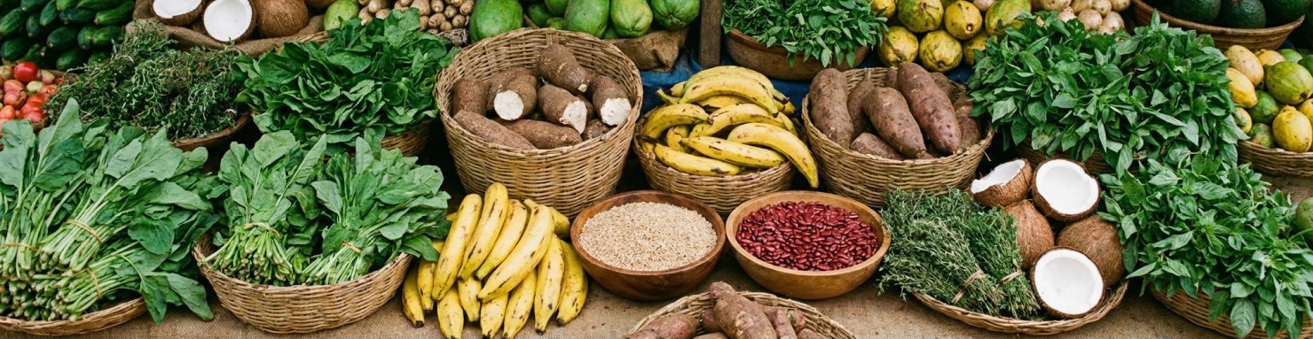Aliments végétaux autorisés dans l'alimentation ital food rastafarienne