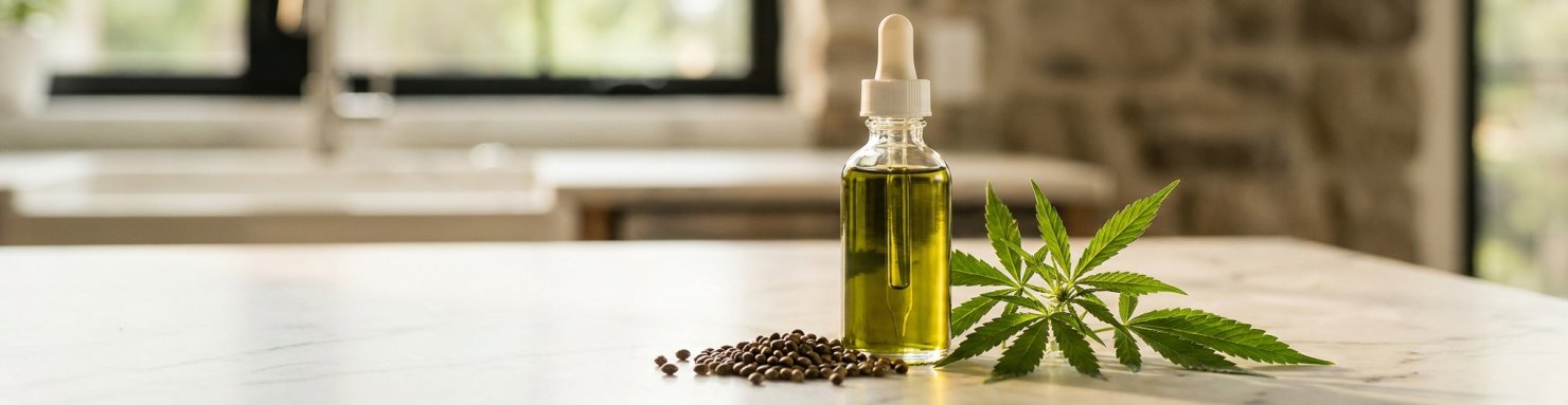 Bienfaits de l'huile de chanvre pour la peau et les soins cosmétiques naturels