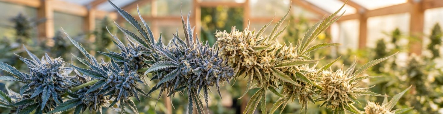 Généalogie Blue Cream Advanced Seeds : croisement Blueberry x Cream Caramel