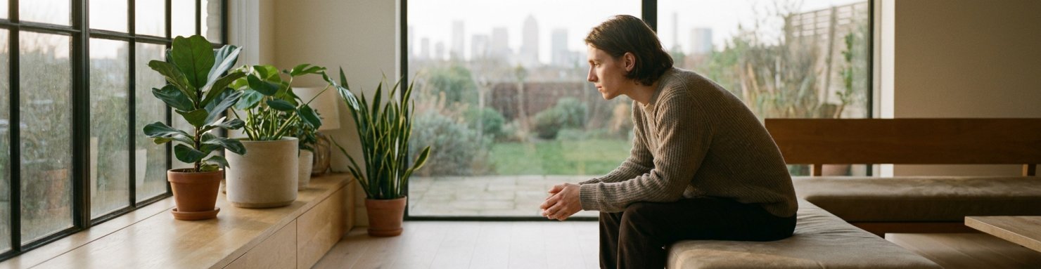Cannabis et syndrome amotivationnel : personne pensive pres d une fenetre