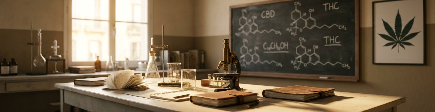 Atelier botanique espagnol évoquant la naissance de la Cannatonic chez Resin Seeds à Barcelone en 2008