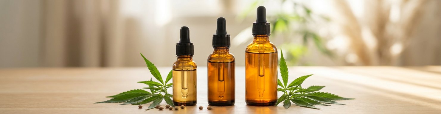 Comparaison d'extraits de chanvre, le cannabicyclol CBL face au CBD et au CBC