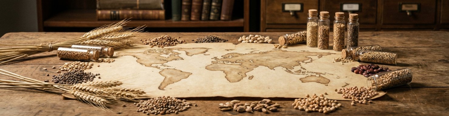 Centres d'origine des plantes cultivées selon Nikolaï Vavilov