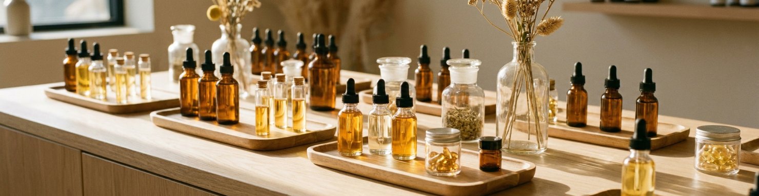Choix d alternatives au THC : produits CBD et cannabinoides legaux en presentoir specialise