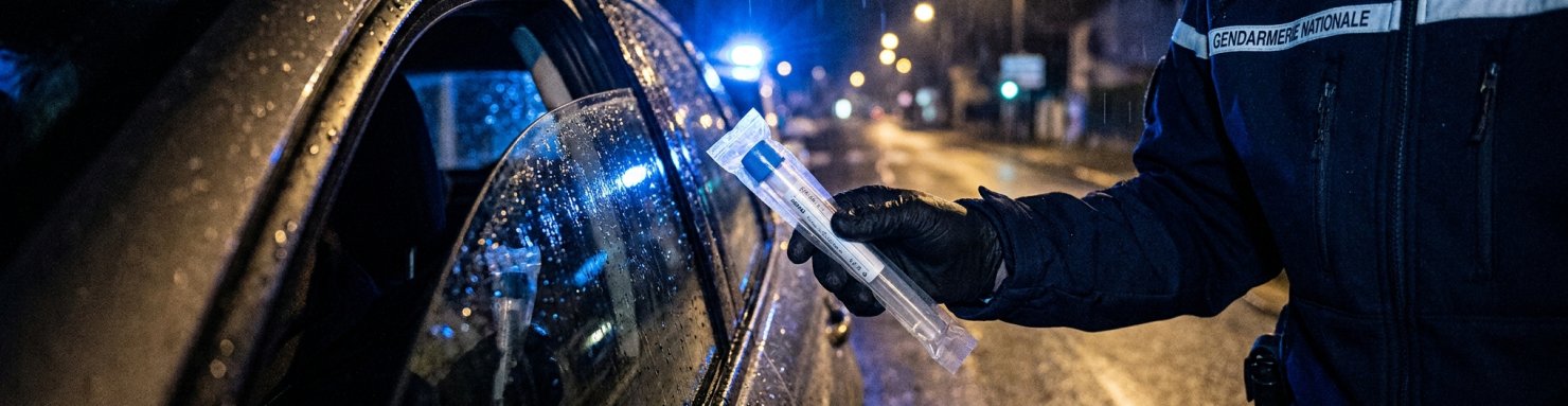 Contrôle routier et dépistage salivaire THC par la gendarmerie