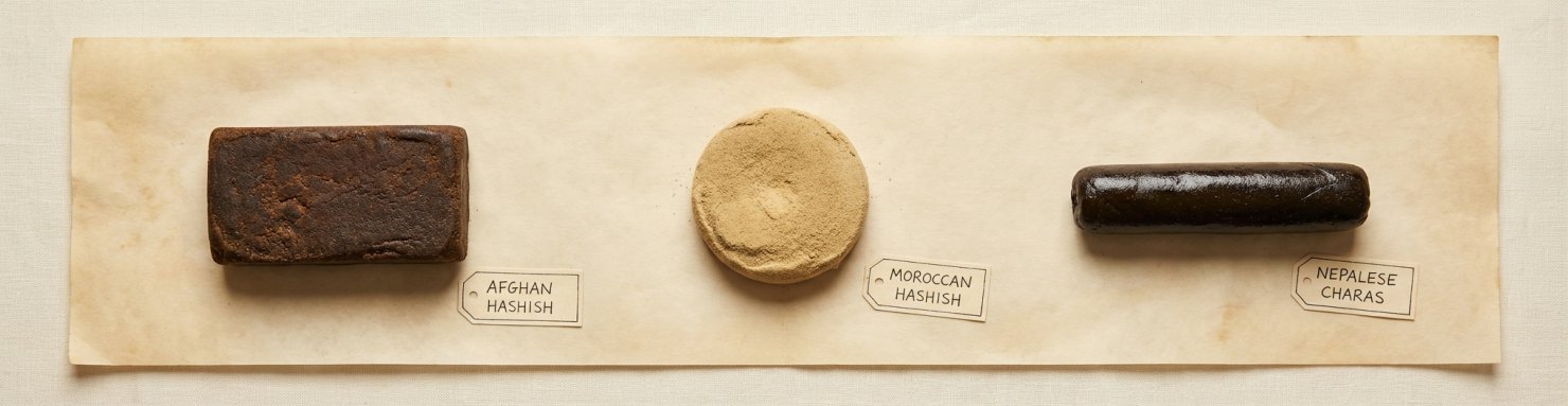 Couleurs et textures des hasch traditionnels selon leur origine dans le monde