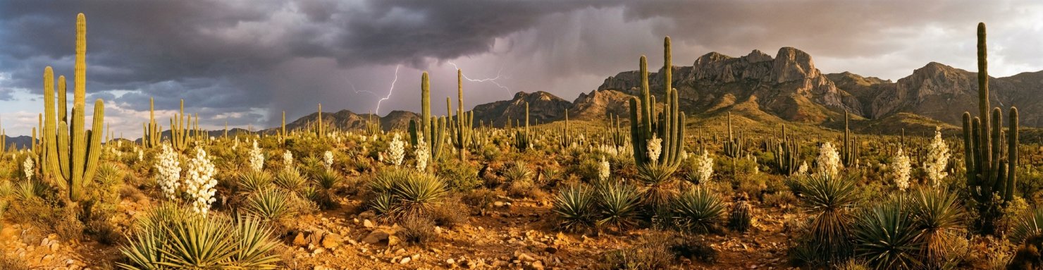 Paysage du désert de Chihuahua au Mexique : climat aride, cactus et plateau d'altitude