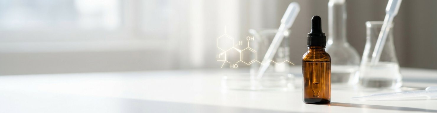 Composition de l'Epidiolex : flacon de solution buvable au cannabidiol purifié