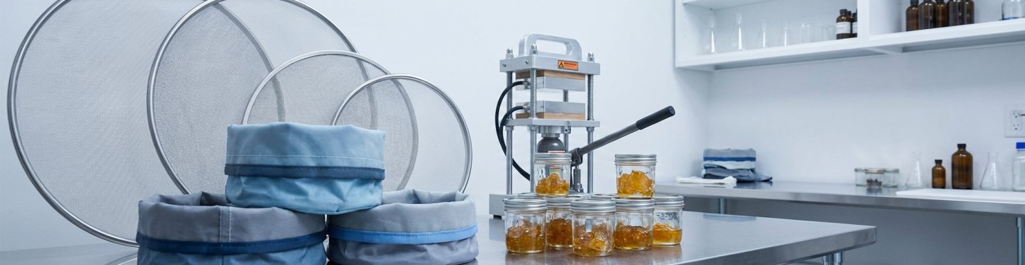 Méthodes modernes d'extraction de hasch : ice-o-lator, bubble hash, rosin press