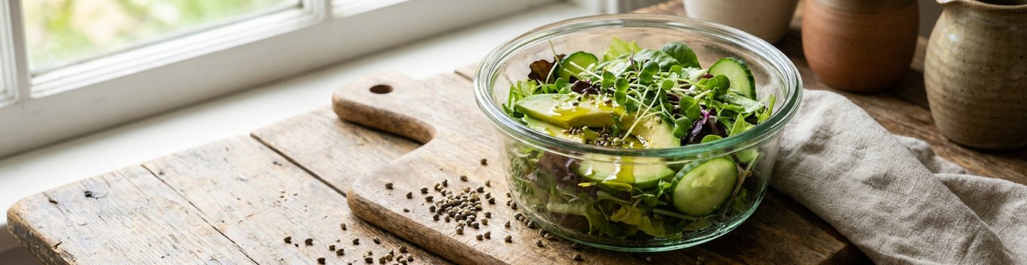 Huile de chanvre en cuisine et ses bienfaits nutritionnels en oméga-3 et oméga-6