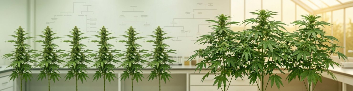 IBL F1 stabilisation lignées pures hybrides cannabis breeding