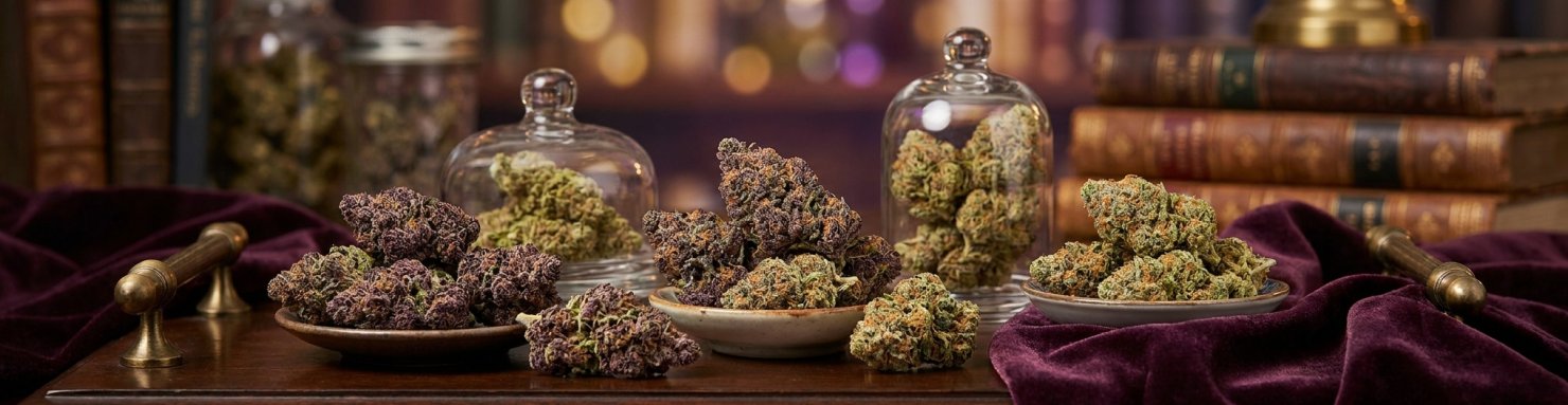 Descendance Ice Cream Cake variétés dérivées Jealousy Purple et Kush Mints