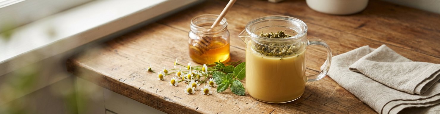 Infusion CBD avec corps gras lait miel pour recettes cuisine