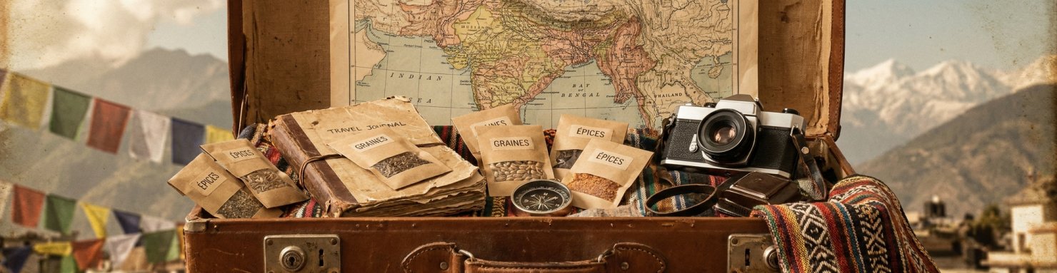 Hippie Trail des années 1970, voyage des graines landraces depuis Katmandou vers Amsterdam et la Californie