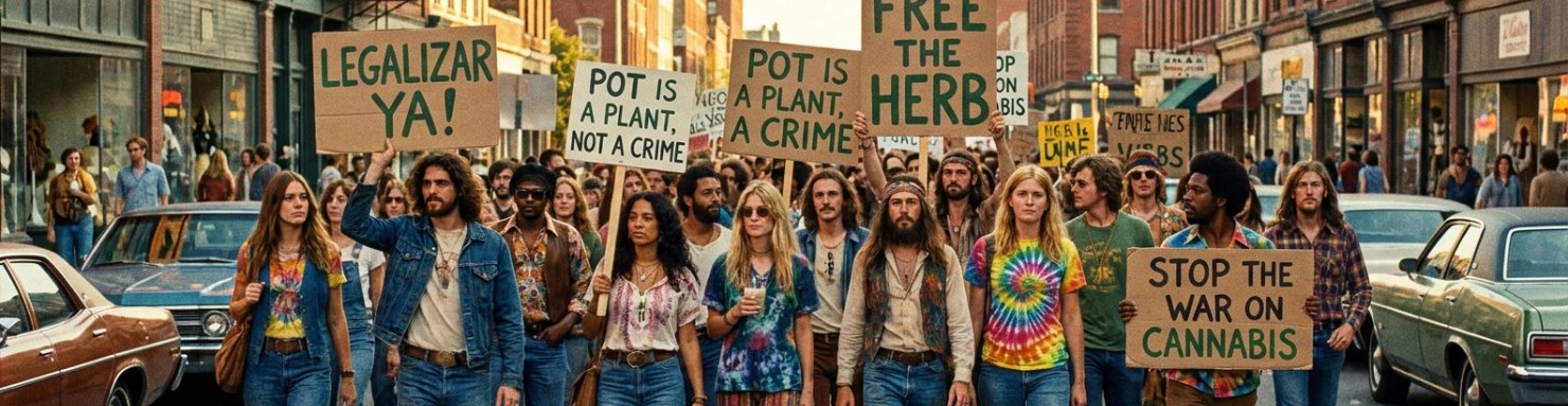 Contre-culture cannabis et militantisme historique pour la reforme des lois