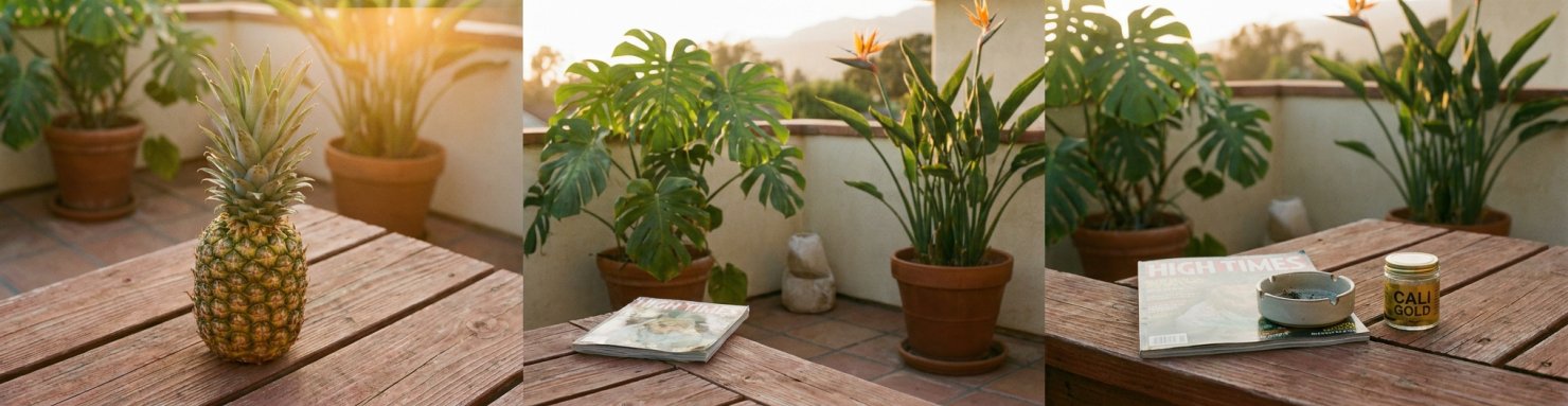 Pineapple Express : profil botanique et signature aromatique tropicale d'une variété hybride