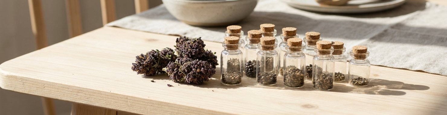 Versions de collection de la Purple Punch proposées par les breeders