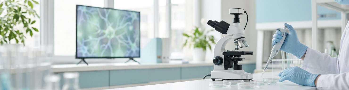 Laboratoire de neurosciences étudiant la remyélinisation et la réparation de la myéline