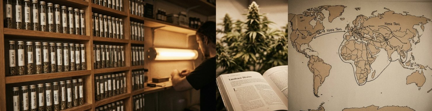 Seedbanks Amsterdam breeders preservation patrimoine genetique cannabis annees 1990