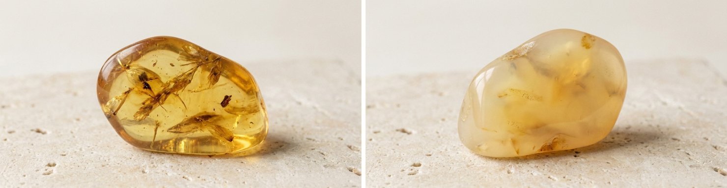 Comparaison visuelle entre échantillons de shatter à profils cannabinoïdes différents